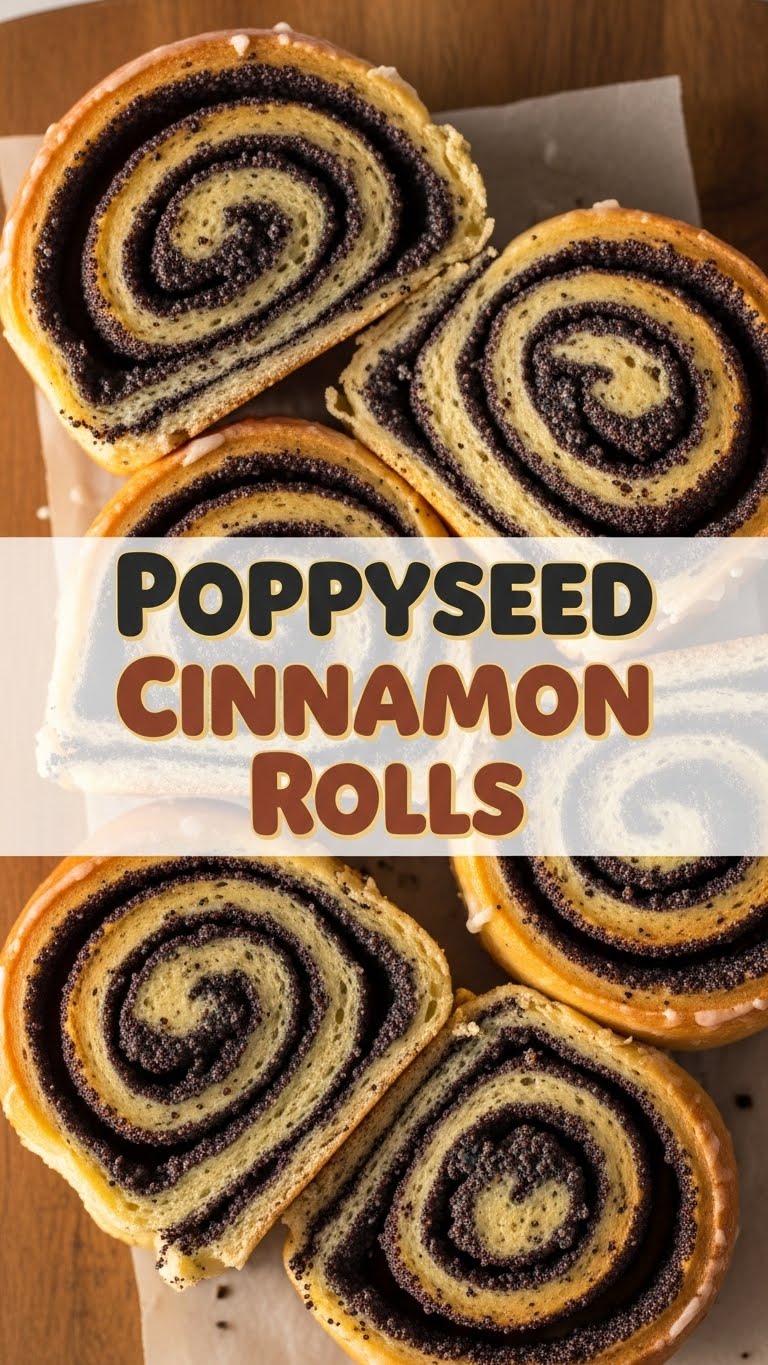 Poppyseed Cinnamon Rolls