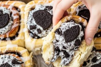 Oreo Stuffed Cinnamon Rolls Recipe