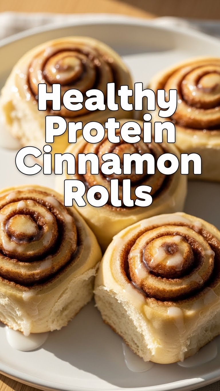 Healthy Protein Cinnamon Rolls