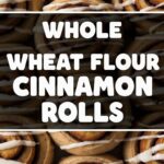 Whole Wheat Flour Cinnamon Rolls