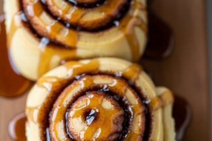 Maple Syrup Cinnamon Rolls