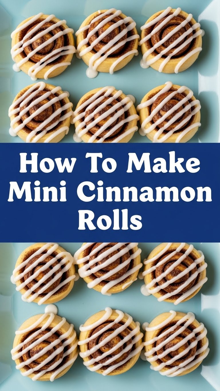 How To Make Mini Cinnamon Rolls