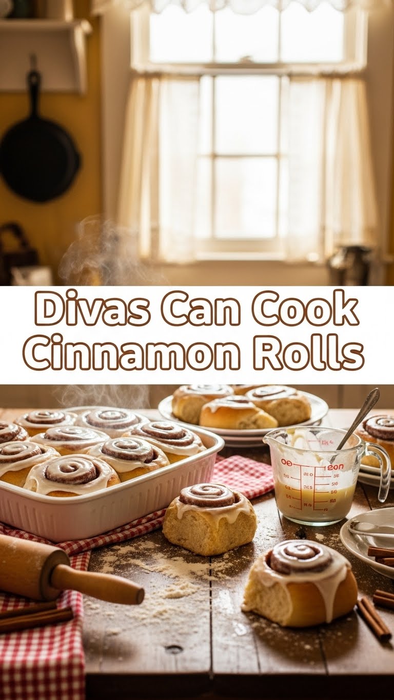 Divas Can Cook Cinnamon Rolls