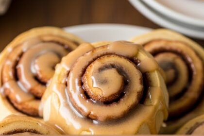 Cinnamon Rolls With Maple Frosting