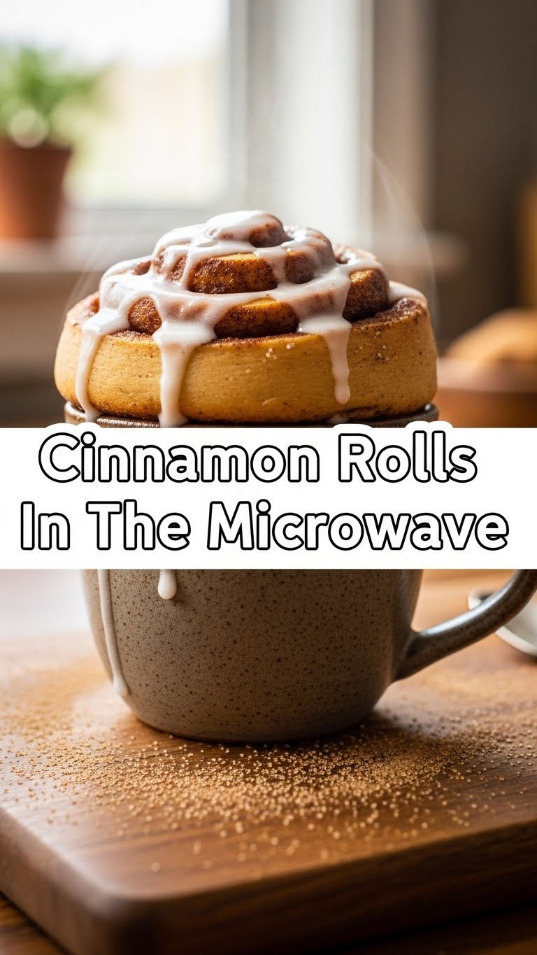 Cinnamon Rolls In The Microwave