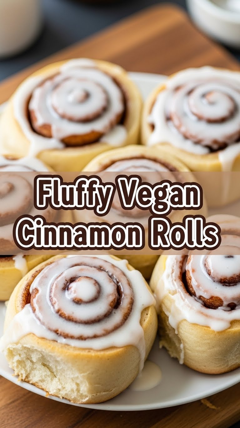 Fluffy Vegan Cinnamon Rolls