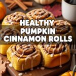 Healthy Pumpkin Cinnamon Rolls