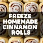 Freeze Homemade Cinnamon Rolls