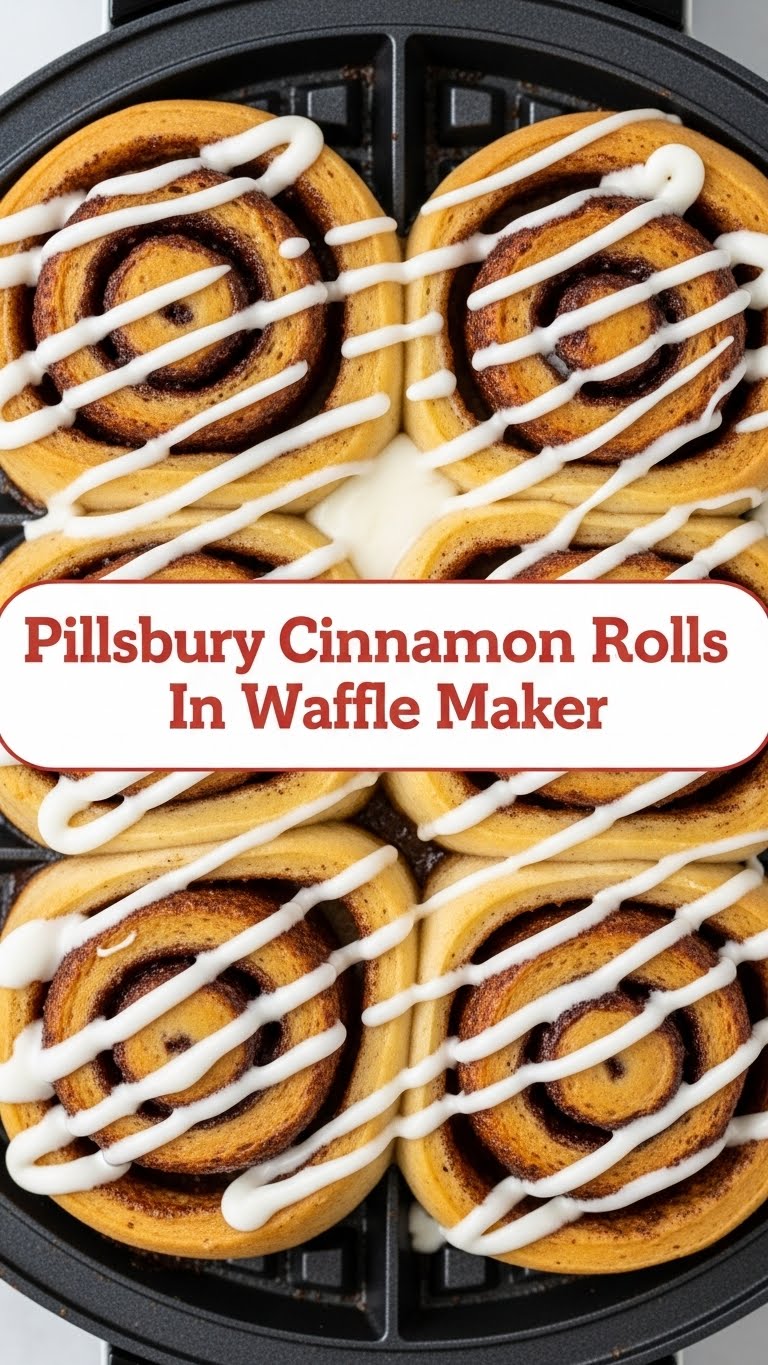 Pillsbury Cinnamon Rolls In Waffle Maker