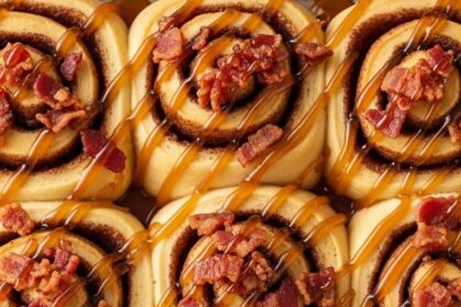 Maple Bacon Cinnamon Rolls Homemade
