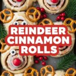 Reindeer Cinnamon Rolls
