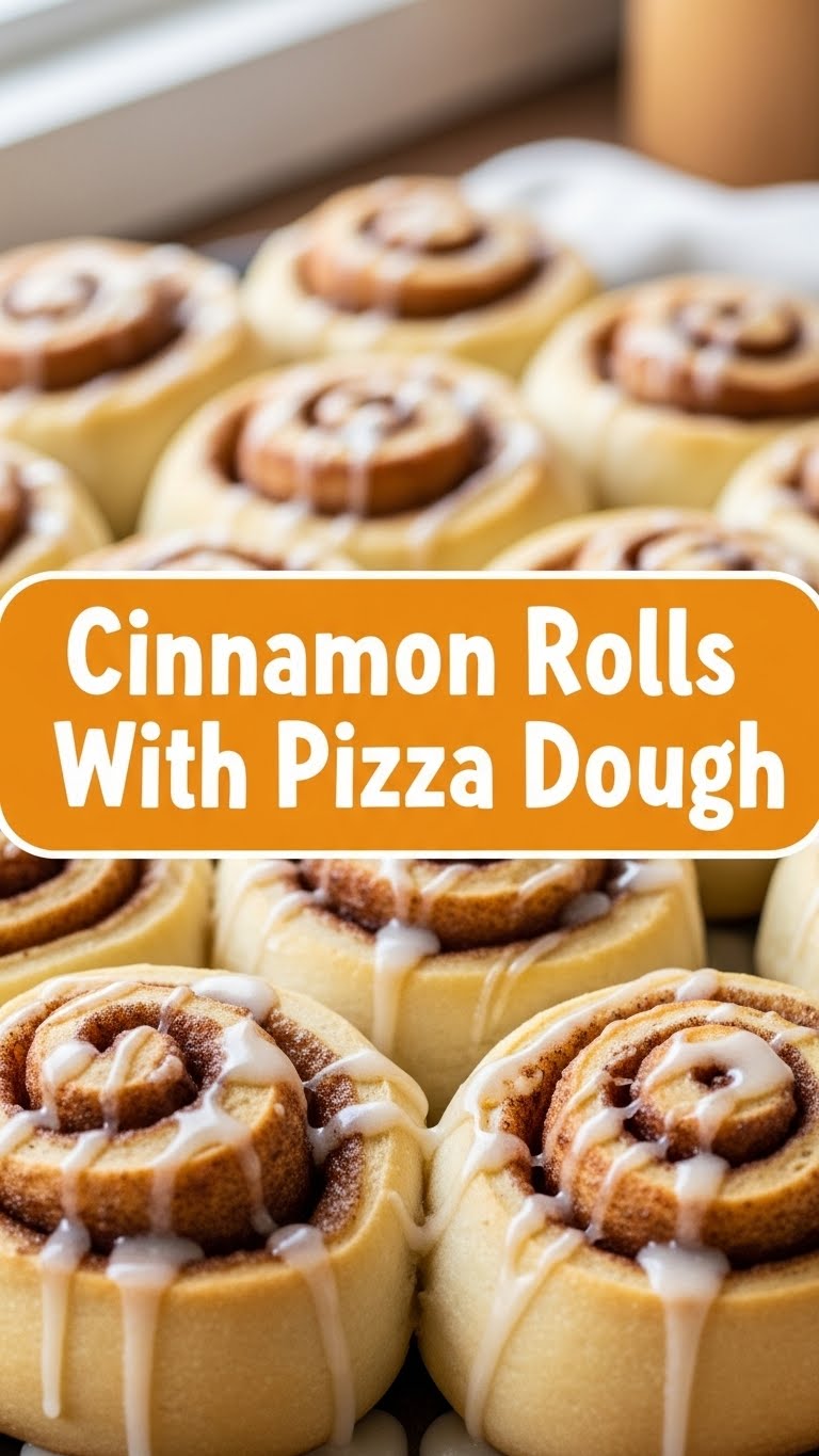 Cinnamon Rolls With Pizza Dough
