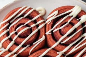 Red Velvet Cake Mix Cinnamon Rolls Recipe