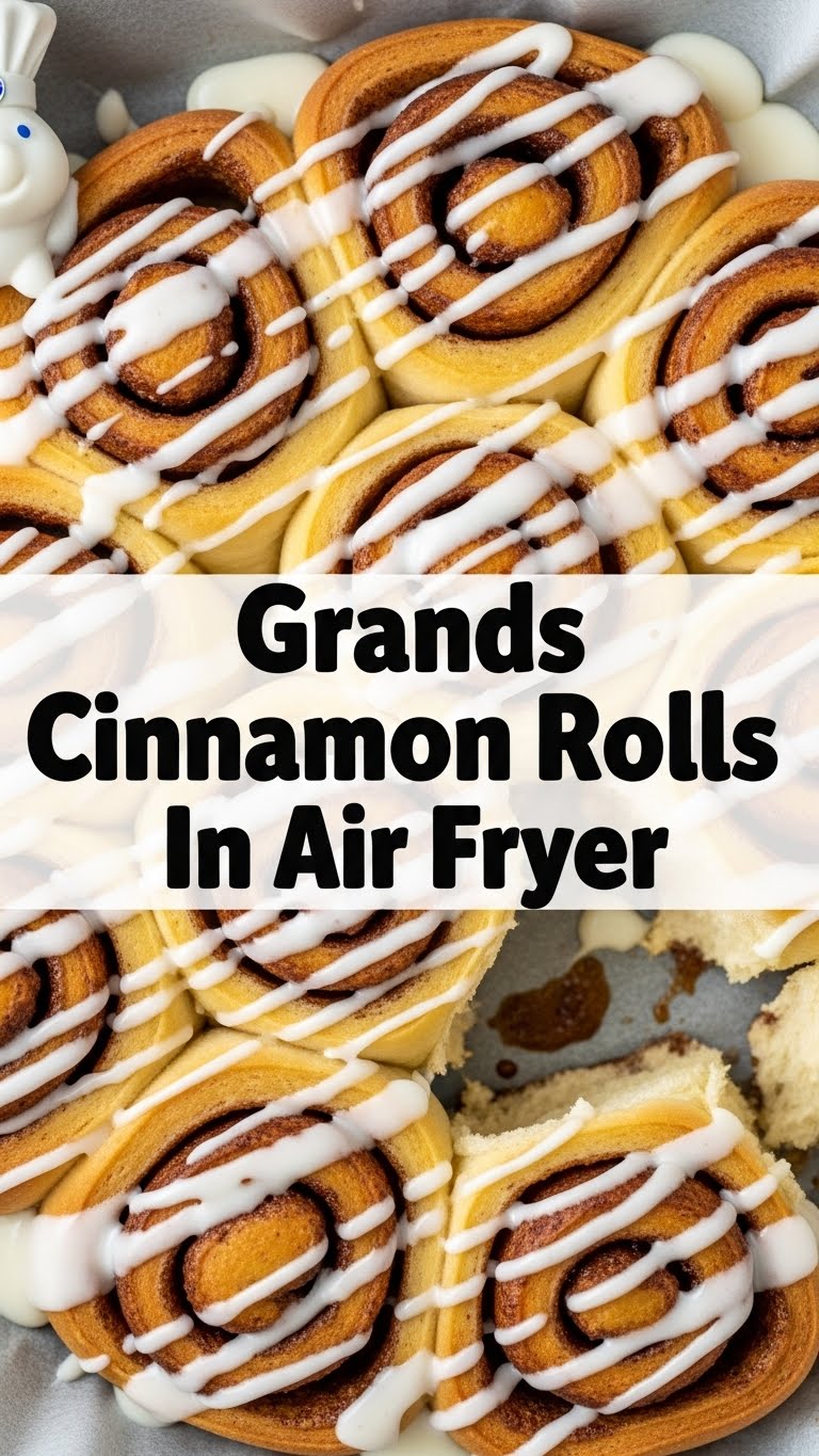 Grands Cinnamon Rolls In Air Fryer