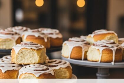 Cinnamon Rolls Display