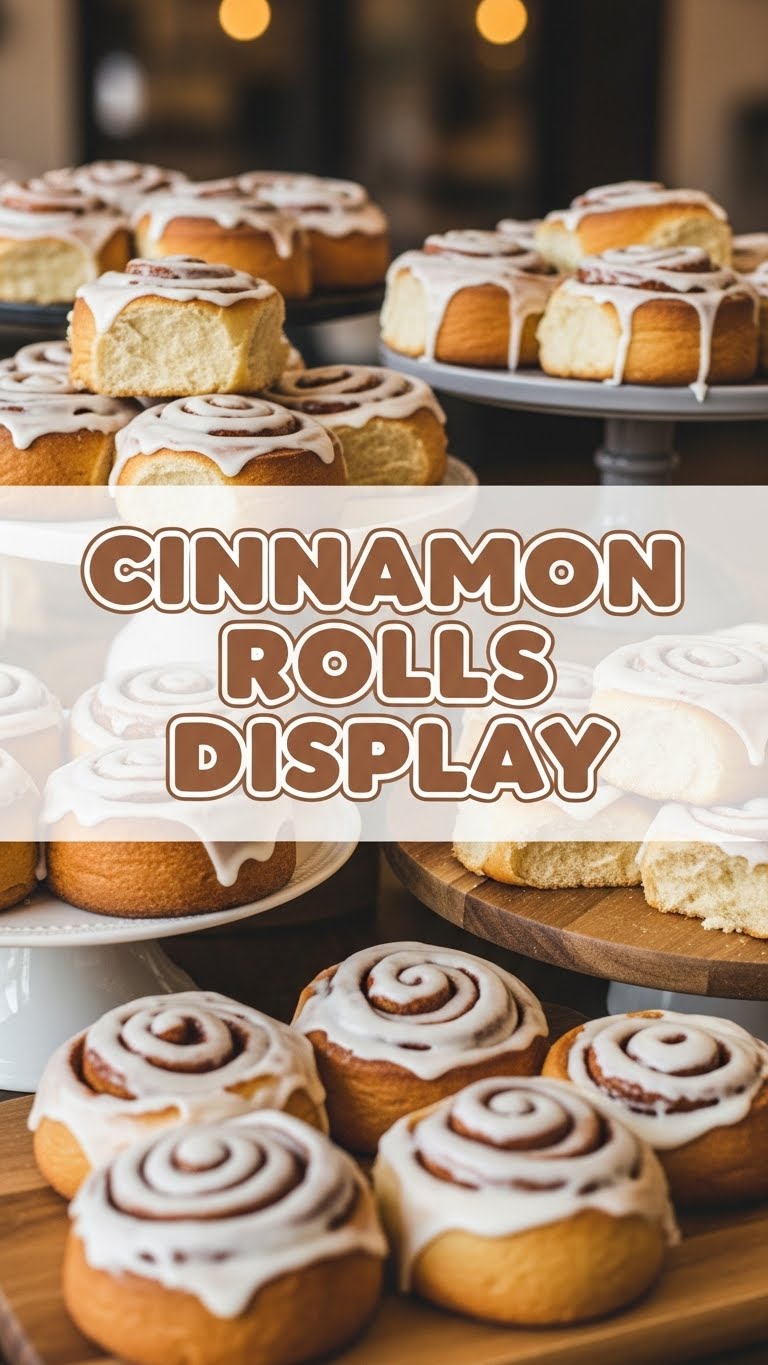 Cinnamon Rolls Display