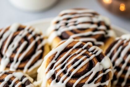 Soft Chocolate Cinnamon Rolls