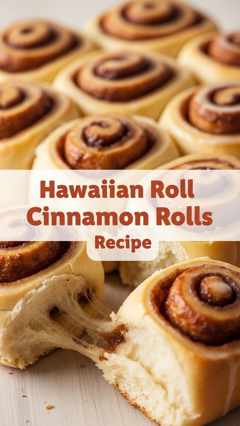 Hawaiian Roll Cinnamon Rolls Recipe