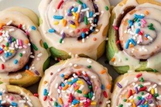 Confetti Cinnamon Rolls