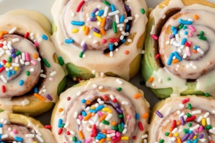 Confetti Cinnamon Rolls