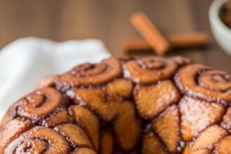 Monkey Bread Made With Cinnamon Rolls