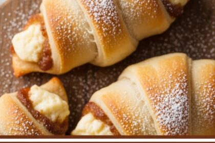 Cinnamon Cheesecake Crescent Rolls