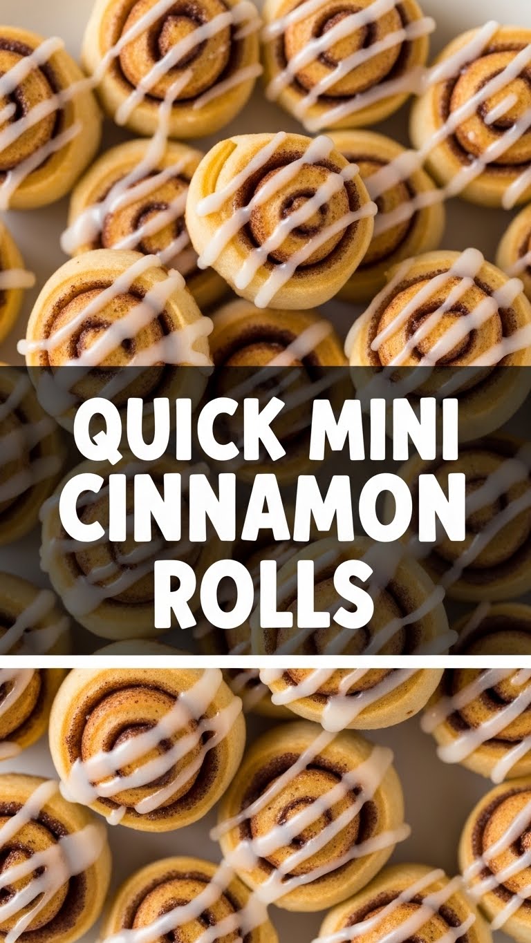 Quick Mini Cinnamon Rolls