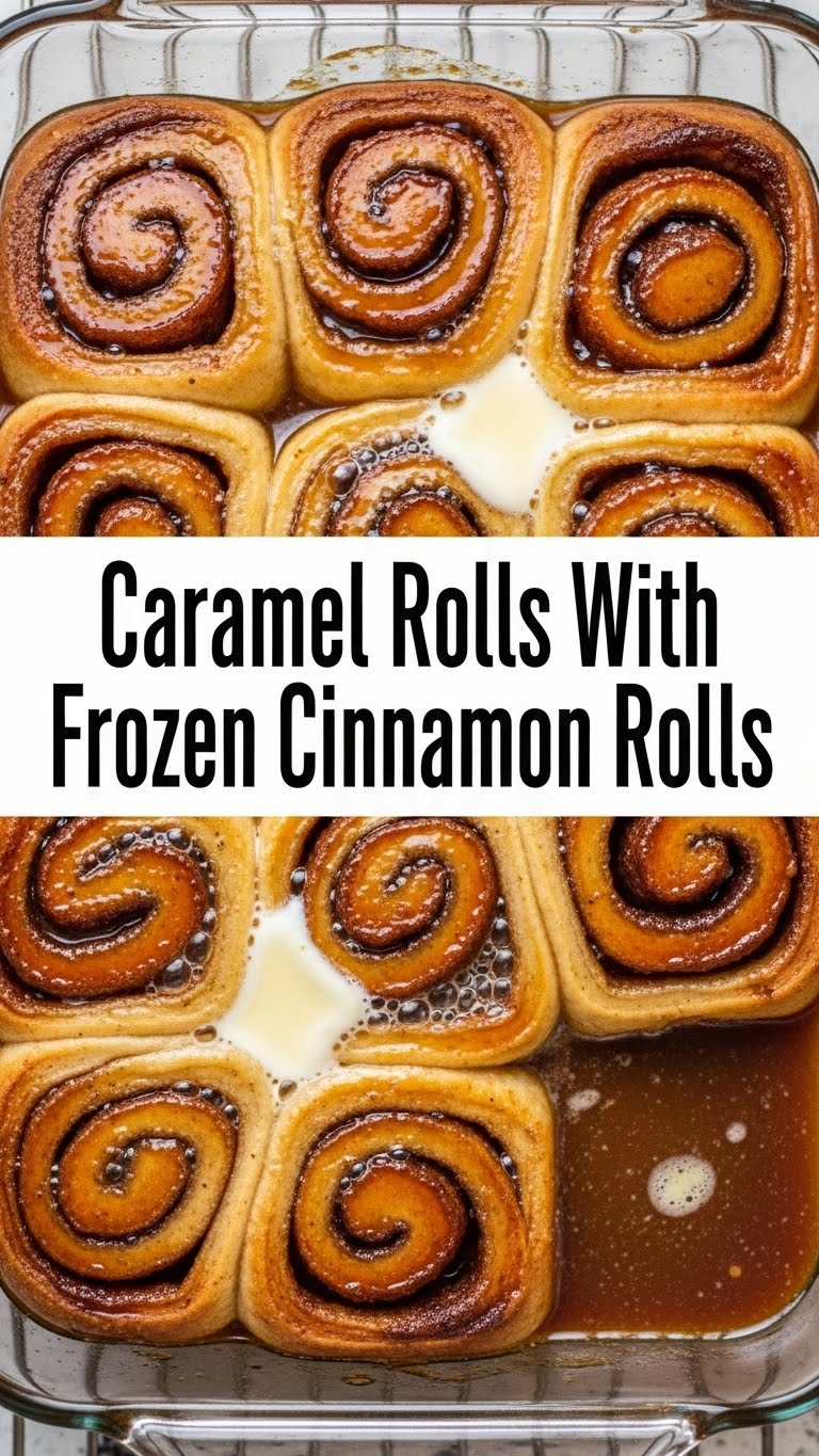 Caramel Rolls With Frozen Cinnamon Rolls