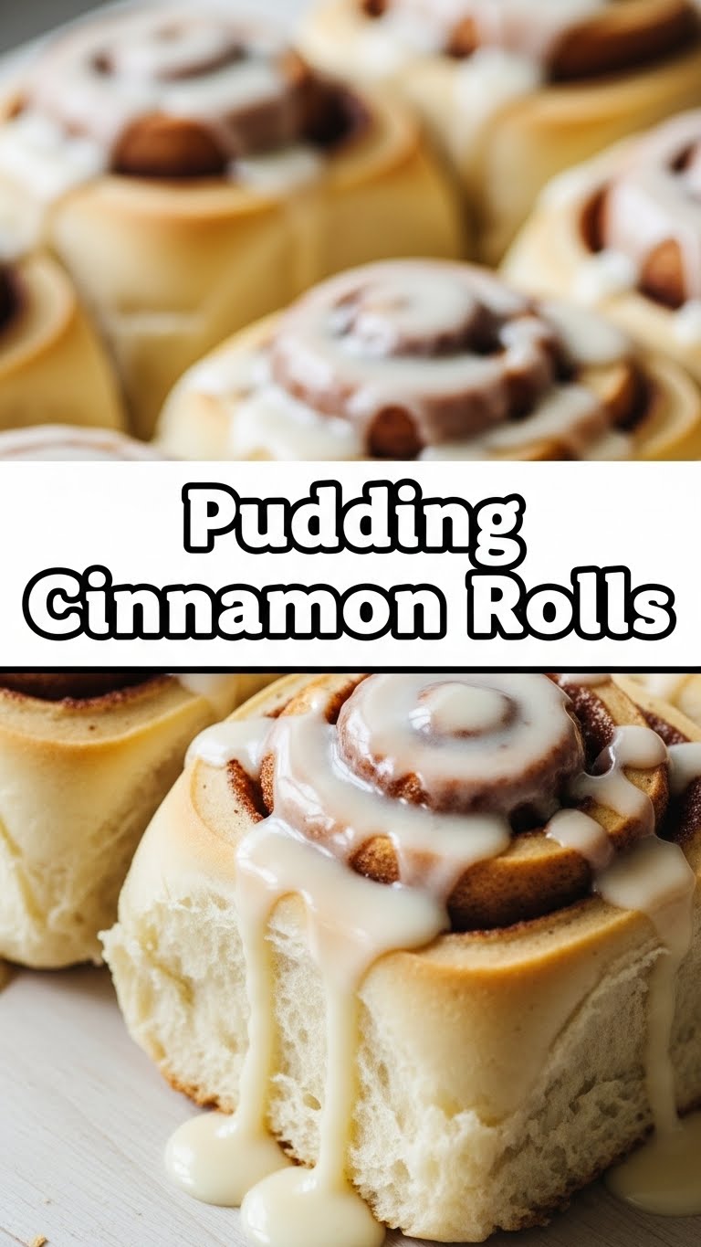 Pudding Cinnamon Rolls