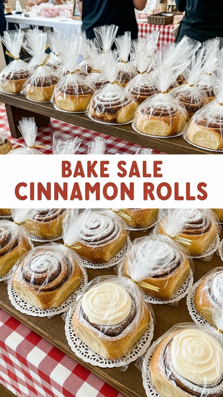 Bake Sale Cinnamon Rolls