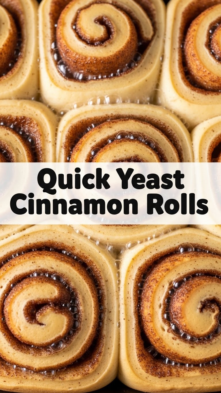 Quick Yeast Cinnamon Rolls
