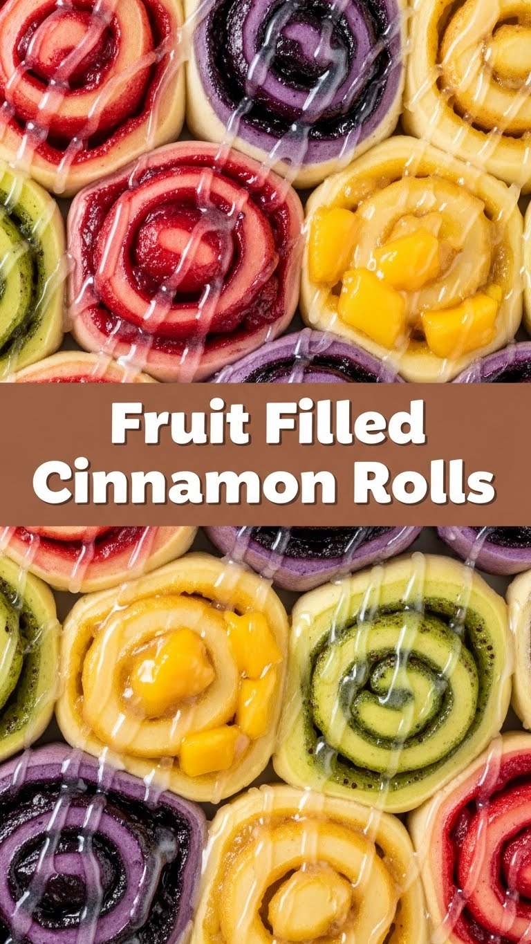 Fruit Filled Cinnamon Rolls