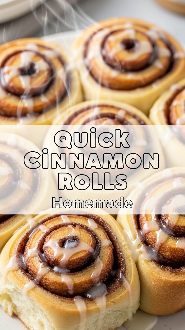 Quick Cinnamon Rolls Homemade