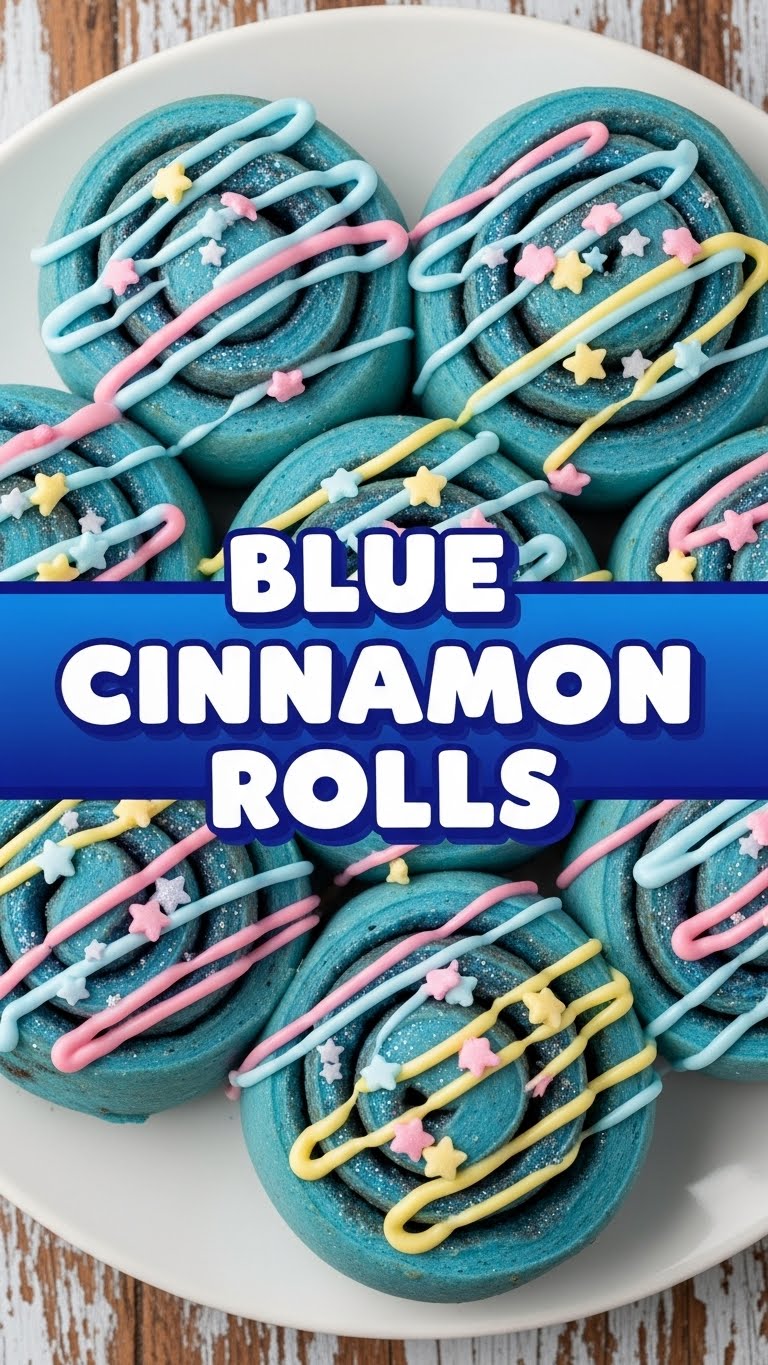 Blue Cinnamon Rolls