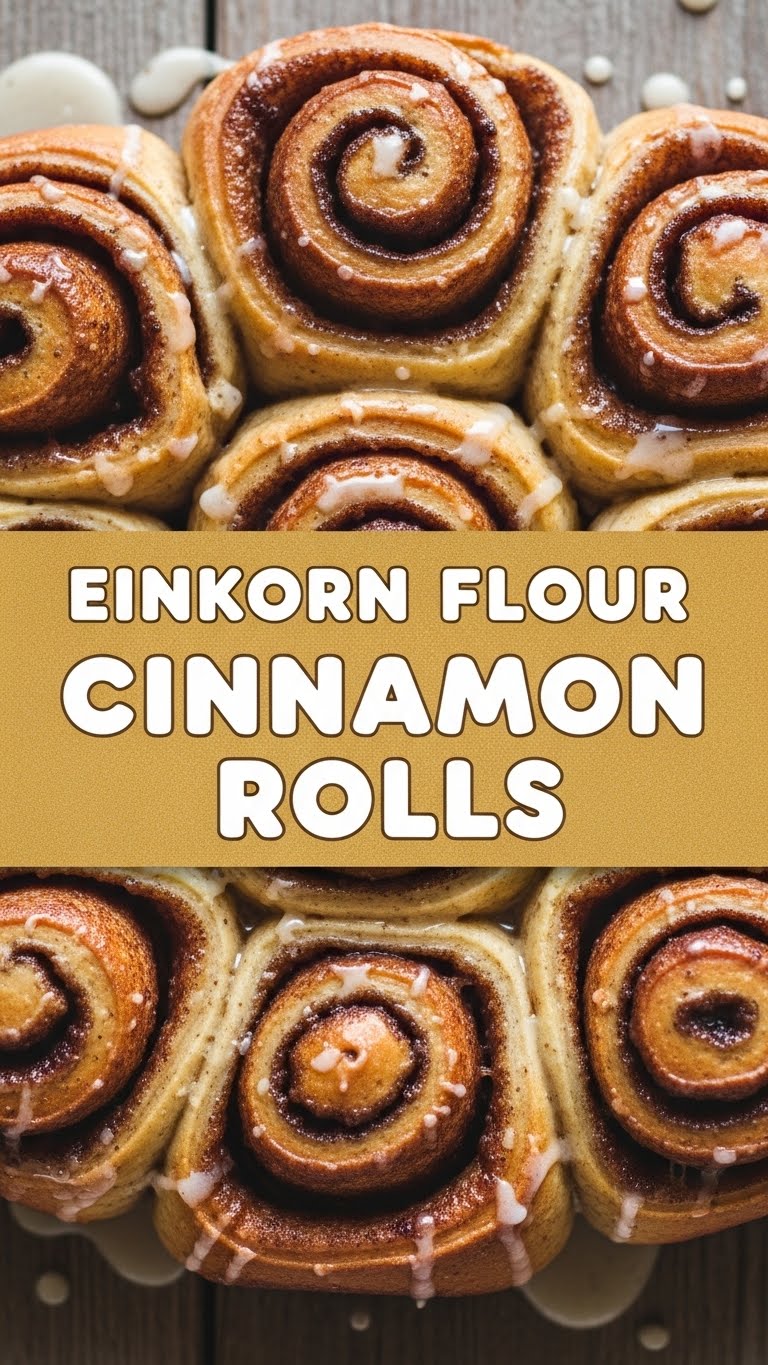 Einkorn Flour Cinnamon Rolls