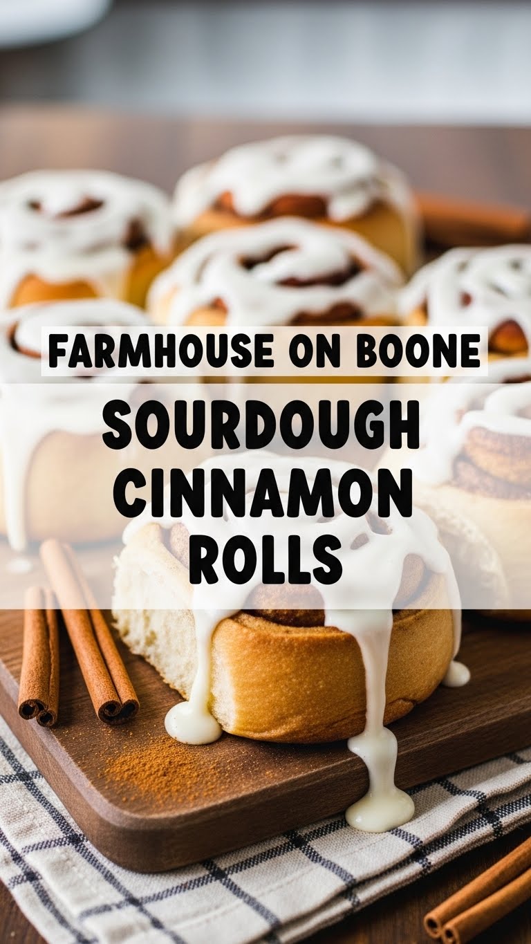 Farmhouse On Boone Sourdough Cinnamon Rolls