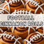 Football Cinnamon Rolls