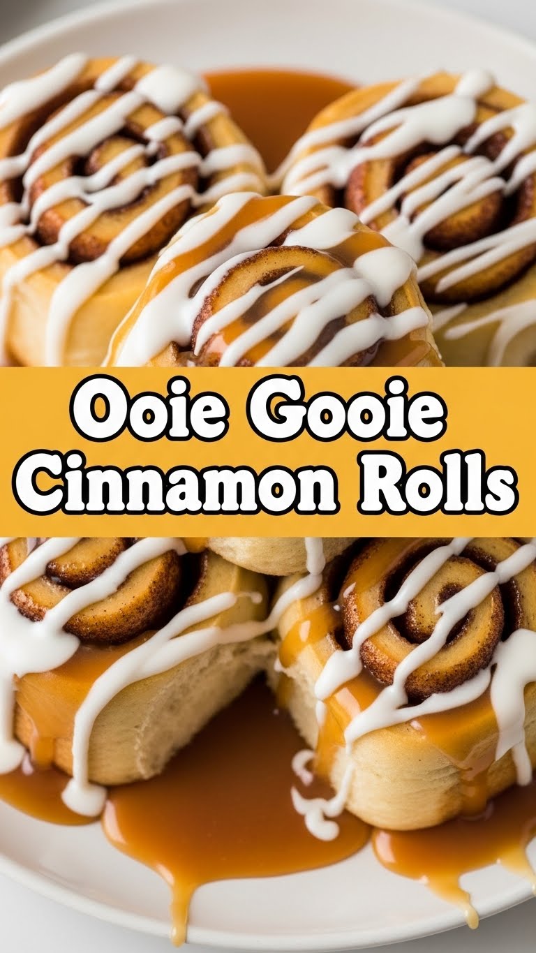 Ooie Gooie Cinnamon Rolls