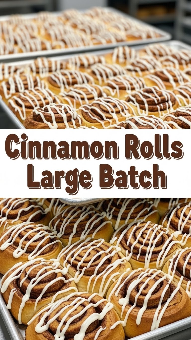 Cinnamon Rolls Large Batch