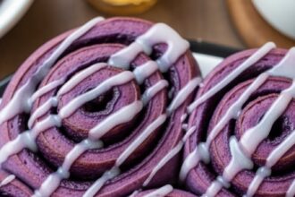 Purple Cinnamon Rolls