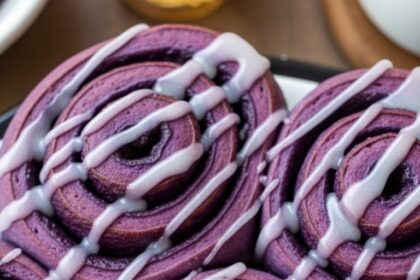 Purple Cinnamon Rolls