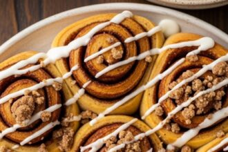 Pumpkin Cheesecake Cinnamon Rolls