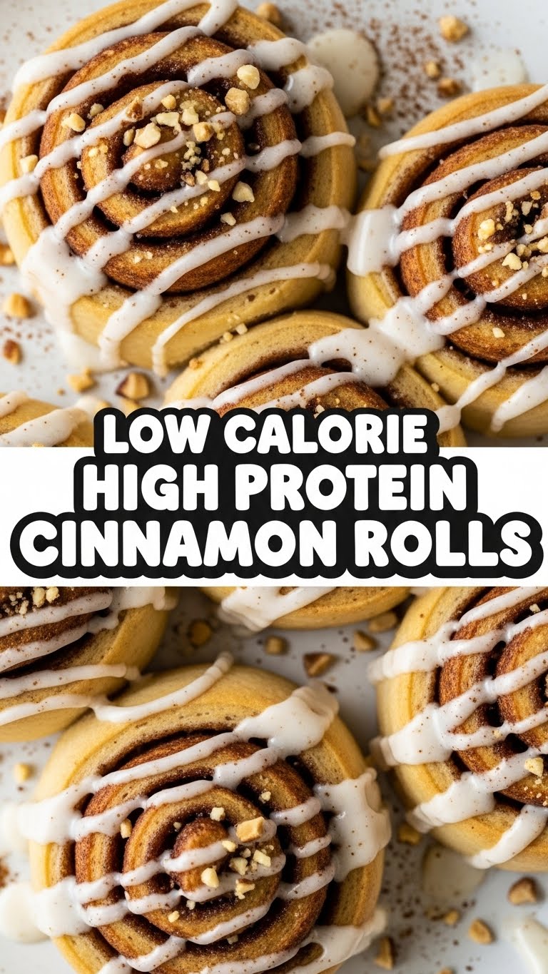 Low Calorie High Protein Cinnamon Rolls