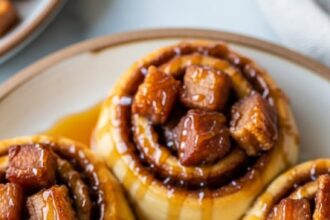 Pork Belly Cinnamon Rolls