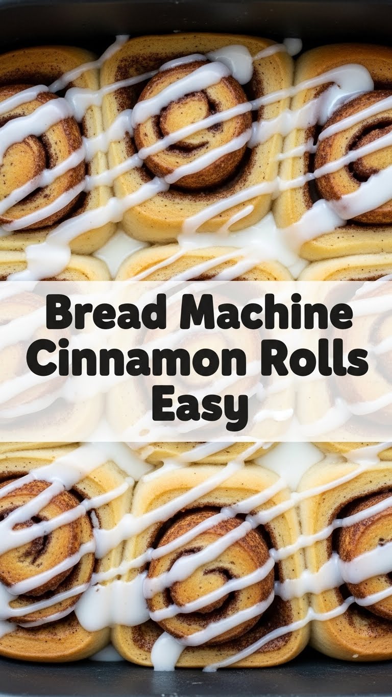 Bread Machine Cinnamon Rolls Easy