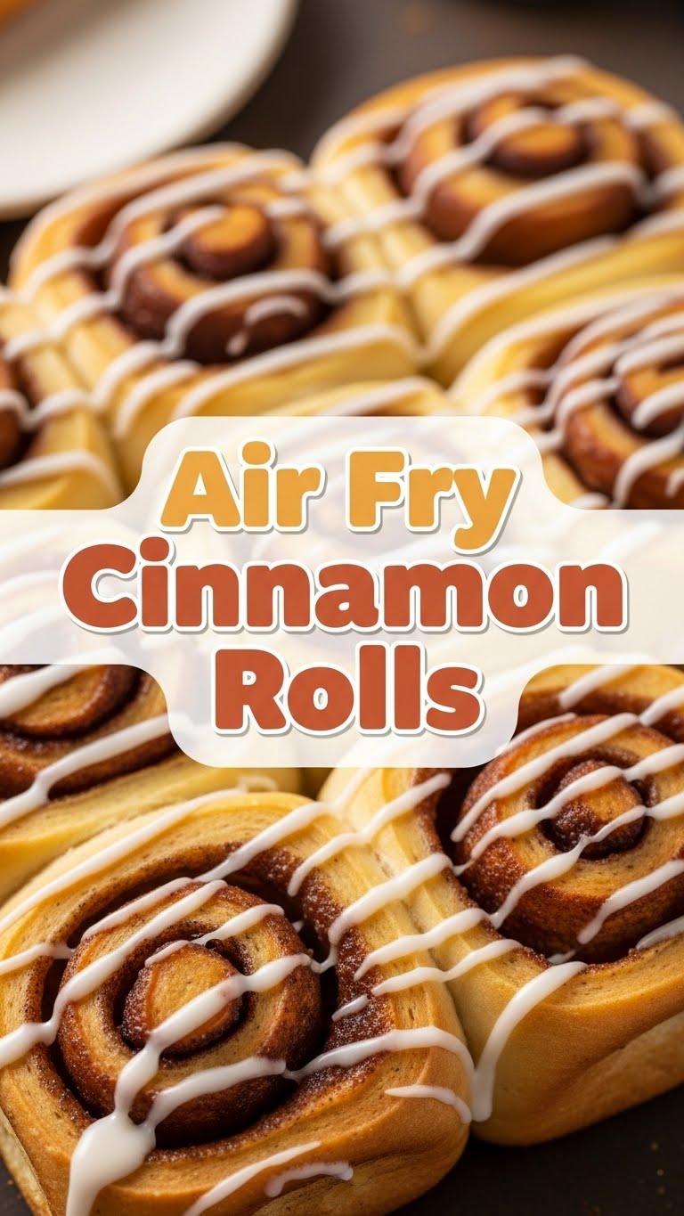Air Fry Cinnamon Rolls