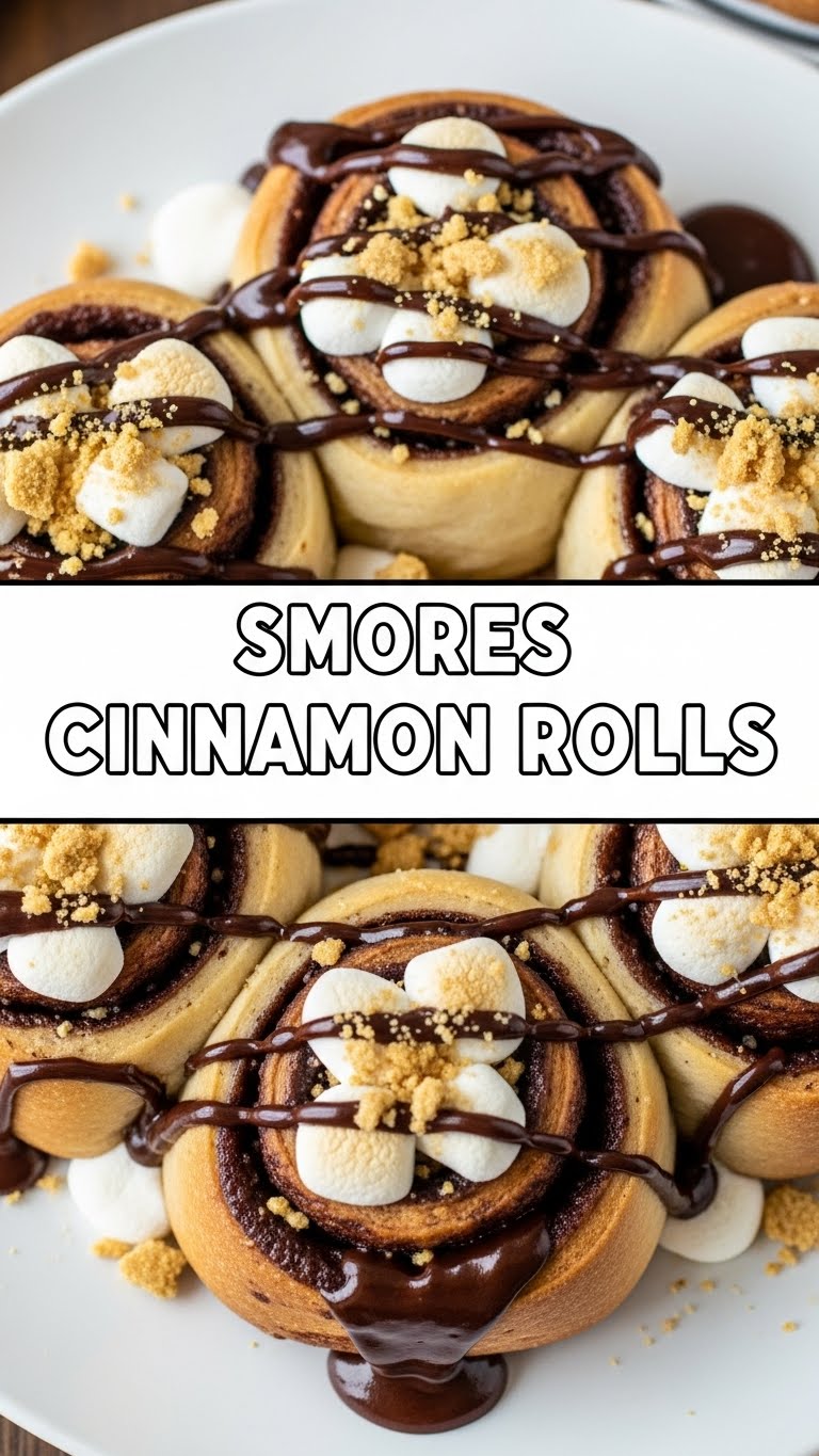Smores Cinnamon Rolls