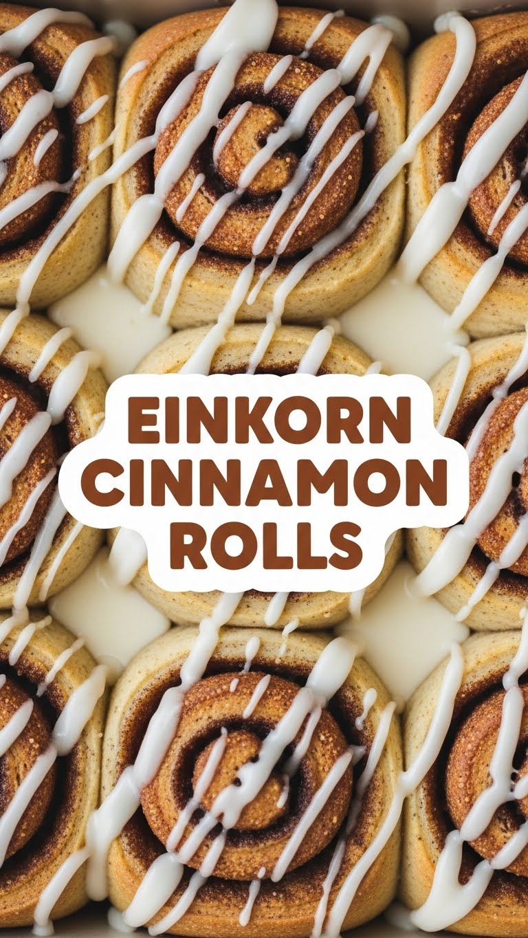 Einkorn Cinnamon Rolls