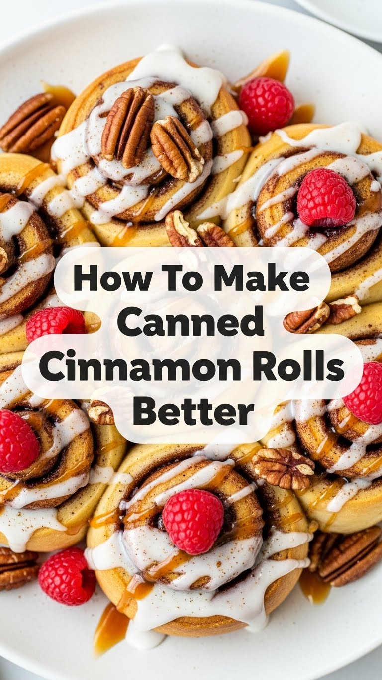 How To Make Canned Cinnamon Rolls Better