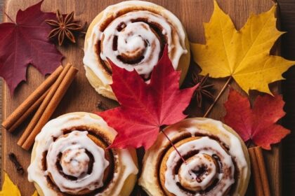 Autumn Cinnamon Rolls